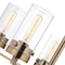 Nuvo Intersection 5-Light Chandelier - Burnished Brass with Clear Glass 60/7535 - alternate 5